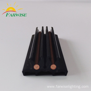 Plastic Extrusion with Copper Conductors track aluminum